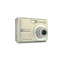 Praktica DCZ 8.1 Digitalkamera (8 Megapixel, 3-fach opt. Zoom, 2,7" Display, Face Tracking, SDHC-kompatibel) gold