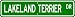 Lakeland Terrier STREET SIGN ~ High Quality Aluminum ~ Dog Lover