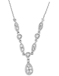 0.56 ct Diamond Necklace 14k Gold