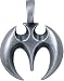 BICO AUSTRALIA JEWELRY (E2) THE BAT - LONG LIFE & HAPPINESS - Comes with a Generic 18 inch (to 20in) Adjustable 4mm Black Rubber Necklace.