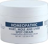 NEW Homeopathic Wart, Mole, & Liver Spot Cream 1 Oz.