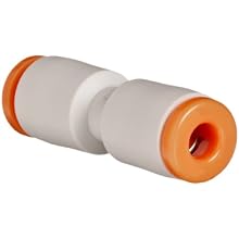 SMC KJH-00 PBT One-Touch Tube Fitting, Coupler, Tube OD (Removed)