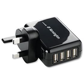 Kensington 4-Port USB Charger for Mobile: Cell Phones &amp; Accessories