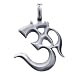 BICO AUSTRALIA JEWELRY (E205) OM - HINDU RESONDANT SOUND OF CREATION - Comes with a Generic 18 inch (to 20in) Adjustable 4mm Black Rubber Necklace.