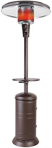 Lava Heat Italia Patio Heater Vittorio Natural Gas, 41,000 BTU, Heritage Bronze