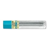 Pentel(R) Super Hi-Polymer(R) Leads, 0.7 mm, HB, Medium, Black, Pack Of 12 Tubes