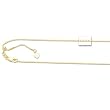 14K Yellow Gold Adjustable Box Chain - Up to 22 inches