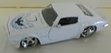 Jada Toys 1/24 Scale Diecast Big Time Muscle 1972 Pontiac Trans Am in Color White