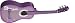 Stagg Half Size Classical Guitar - Purpleburst with Pony graphic