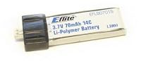 70mAh 1S 3.7V 14C LiPo Battery by E-flite