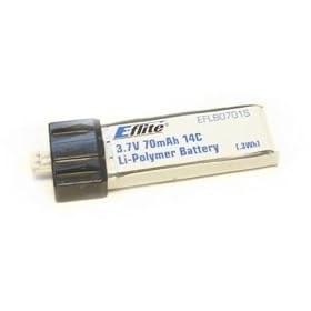 70mAh 1S 3.7V 14C LiPo Battery from Battery Chargers