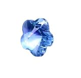 Swarovski Floweranhänger 12mm Aquamarine 3 Stück