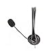 HYTOBI H10 Stereo Headset With Boom Microphone - Adjustable - LOH10-BLK (Black)
