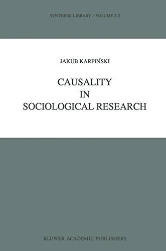 Causality in Sociological Research (Synthese Library)