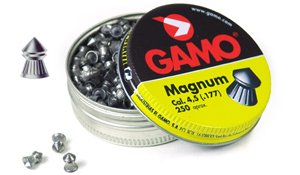 Gamo Magnum .177 Cal, 8.5 Grains, Pointed, 250/Tin