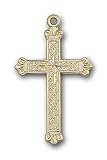 14kt Gold Cross Medal
