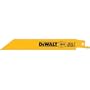 DEWALT DW4808 6-Inch 14 TPI Straight Back Bi-Metal Reciprocating Saw Blade, Heavy Gauge Metal (5-Pack)