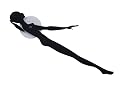 Wand uhr Frau Femme Silhouete Schwarz Arm ist minutenzeiger ca 37 cm nr 2975