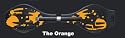 RipStick/RipStik Wave Surfing Caster Board Skateboard w/ Flashing Wheels - Orange Splash