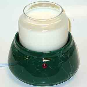 Combo Candle Warmer/Tart Burner - Marble Green