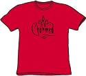 Charmed TV Show CHARMED LOGO Adult Red Unisex T-shirt