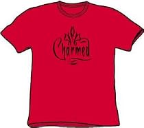 Charmed TV Show CHARMED LOGO Adult Red Unisex T-shirt