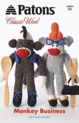 Spinrite Books Patons Monkey Business Kroy PA-875 - 3 Items Order
