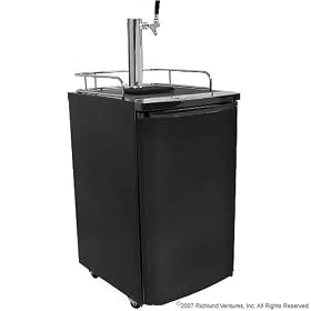 EdgeStar Black Draft Beer Dispenser Kegerator Cooler