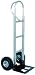 Vestil APHT-500A Aluminum Hand Truck with P Handle, Pneumatic Wheels, 300 lbs Load Capacity, 50-1/2" Height, 20" Width X 19" Depth