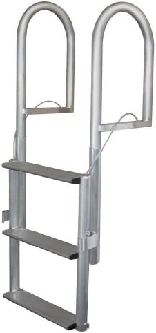 4-Wide Step Lift Ladder Anodized Aluminum