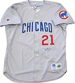 Sammy Sosa Autographed / Signed Chicago Cubs Jersey