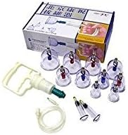 LongJin King Kangzhu 12-Cup Biomagnetic Chinese Cupping Therapy Set