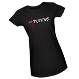 TV Show Logo -- The Tudors Crop Sleeve Fitted Juniors T-Shirt