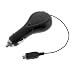 Retractable Car Charger for Motorola Evoke Phone! Cord recoils for a complete portabl...
