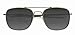 Humvee HMV-57B-OD Polarized Bayonette Style Military Sunglasses with Gray Lens and Olive Drab Frame, 57mm