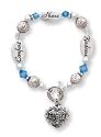 Clearly Charming Nurse Silver & Crystal Expressively Yours Bracelet