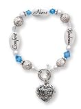 Clearly Charming Nurse Silver & Crystal Expressively Yours Bracelet