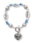 Nurse Silver & Crystal Expressively Yours Bracelet
