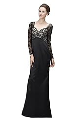 Sexy Chiffon Lace Beaded Sheath Long Sleeves Sweetheart Club Dress/Evening Dress/Mother-of-the-Bride Dress/Prom Dress/Party Dress/Wedding Dress 