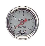 Edelbrock 50 Nitrous System; Fuel Pressure Gauge; Glycerin-Filled Fuel Pressure Gauge;