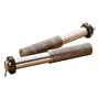 Tie Down Stub Axles - 1 3/4in. Round, 7 7/8in. Long, Pair
