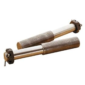 Tie Down Stub Axles - 1 1/4in. Round, 8in. Long, Pair