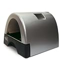 Kitty A Go-Go Silver Print Litter Box