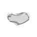 Sterling Silver Organic Sculpted Heart T-shirt Pendant