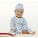 Sckoon Organic Cotton Kimono Baby Gift Set - Blue Sky