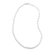 30" 14k Yellow Gold 6-6.5mm (AA) Akoya Pearl Necklace
