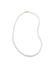 30 Inch 14k Yellow Gold 6-6.5mm (AAA) Akoya Pearl Necklace