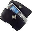 Leather Case for Motorola Q (Horizontal, Black)