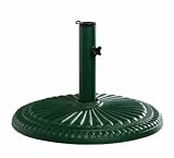 ACE Hardware-PARK BENCHESINNOVA 28540SG LIVING ACCENTS FLUTED ROUND UMBRELLA BASE 18