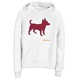 Sweatshirt Woman White  Chihuahuas Stencil / Chees  Dog